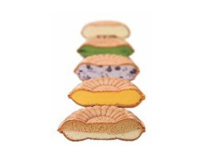 Monaka ice cream cookies designs