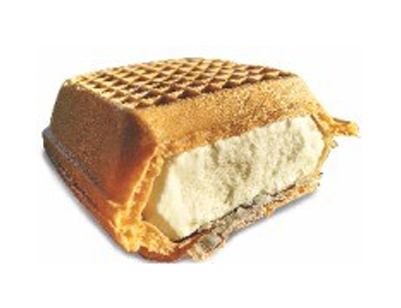 Monaka ice cream sandwich
